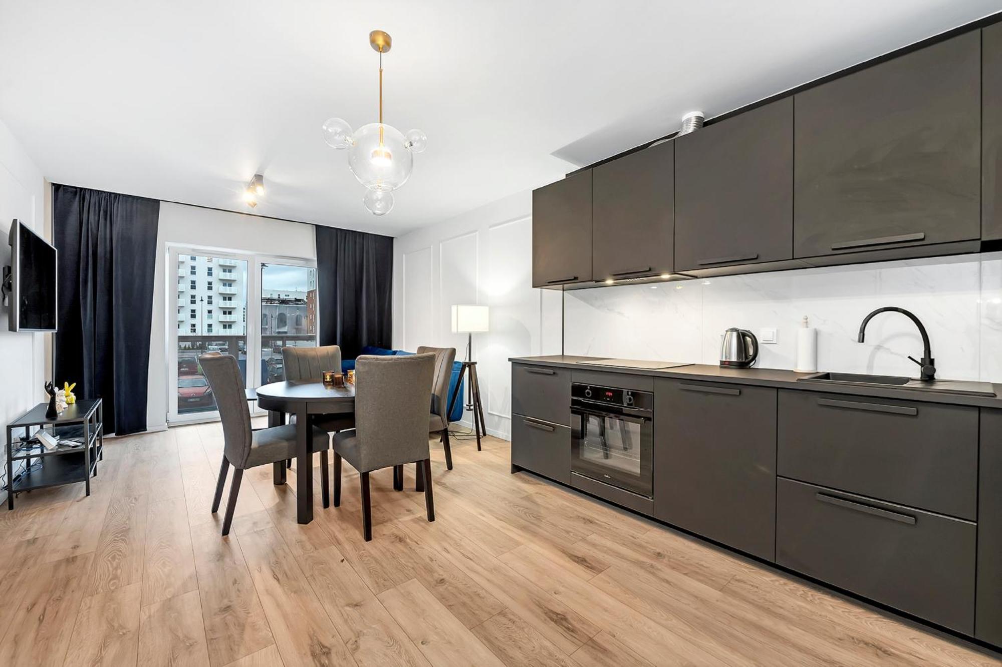 Lumina Comfy Apartment Lodz Exteriör bild